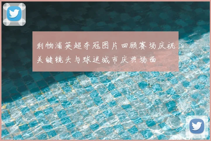 利物浦英超夺冠图片回顾赛场庆祝关键镜头与球迷城市庆典场面